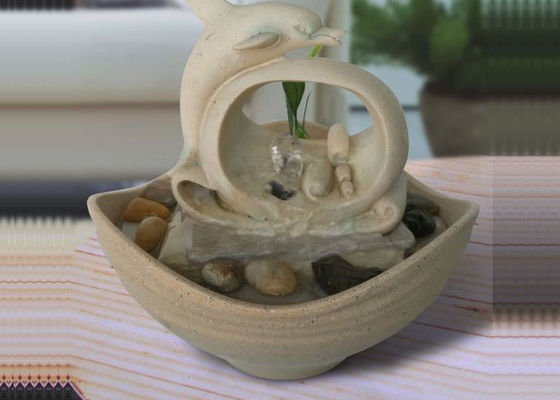 China Klassischer Schlafzimmer-Delphin-Innenwasser-Brunnen im Freien fournisseur