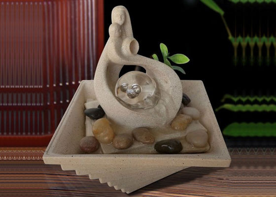 China Glatte Paar-Innenrollen-Ball-Wasser-Brunnen fournisseur