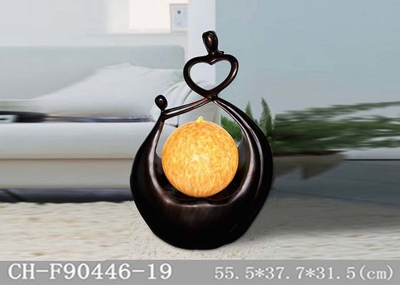China Fiberglas führte hellen Innenwasser-Brunnen mit dem Beleuchten des Balls fournisseur