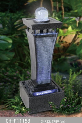 Europäische Wohnzimmer-Spalten-Betonwerkstein-Wasser-Brunnen fournisseur
