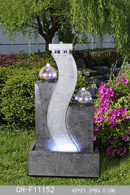 Beleuchtete Betonwerkstein-Wasser-Brunnen fournisseur