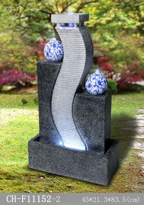 Beleuchtete Betonwerkstein-Wasser-Brunnen fournisseur