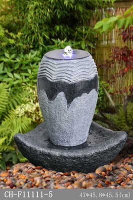Mini einzelnes Glas-kleine dekorative Wasser-Brunnen fournisseur
