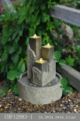 Blumenblatt-kleine dekorative Wasser-Brunnen fournisseur
