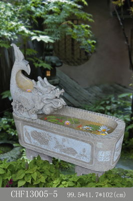 42&quot; Drache spuckt Sandstein-Wasser-Brunnen fournisseur