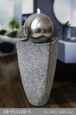 Moderne Waterscape-Edelstahl-Ball-Wasser-Eigenschaft fournisseur