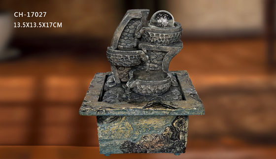 Büro-Dekor Polyresin-Ziegelstein-Innenbrunnen im Freien fournisseur