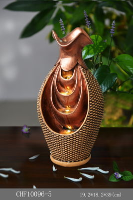 ENTSPANNUNGS-Wasser-Brunnen Blumen-Topf Polyresin Innen fournisseur