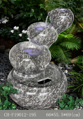 Tee-Topf-Betonwerkstein-Wasser-Brunnen des Garten-drei fournisseur