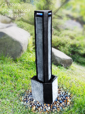 Einfache lange Spalten-Betonwerkstein-Wasser-Brunnen fournisseur