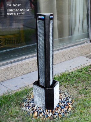 Einfache lange Spalten-Betonwerkstein-Wasser-Brunnen fournisseur