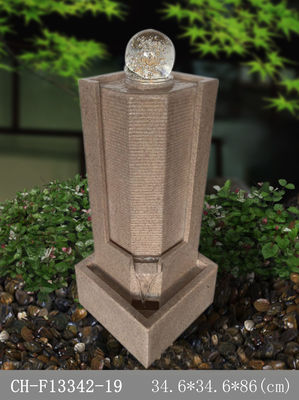 Glaskugel-Sandstein-Brunnen u. Wasserfälle im Freien fournisseur