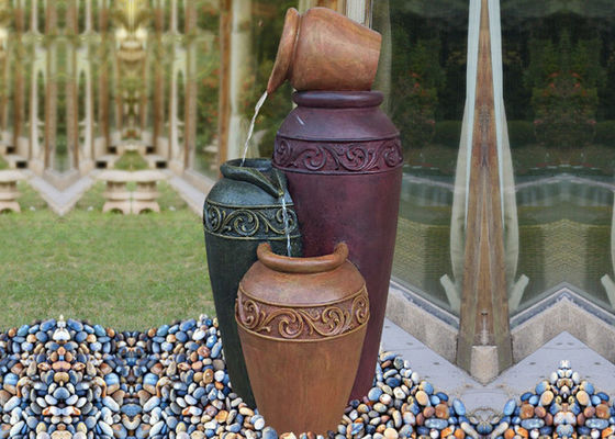 Die 36 Zoll-Landschafts-Töpfe beleuchteten Wasser-Brunnen im Freien fournisseur