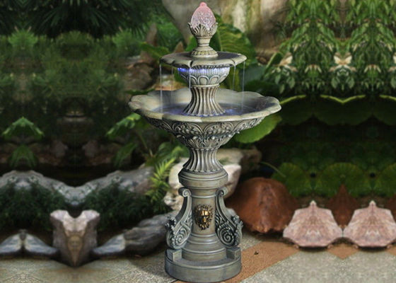 Zwei Reihen-Löwe-kleiner Wasser-Brunnen im Freien fournisseur