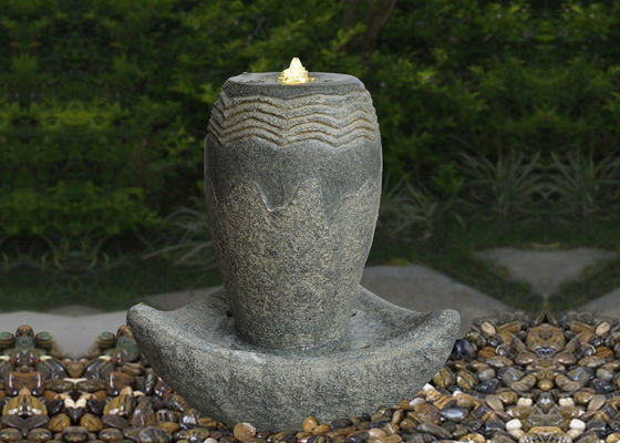 Mini einzelnes Glas-kleine dekorative Wasser-Brunnen fournisseur