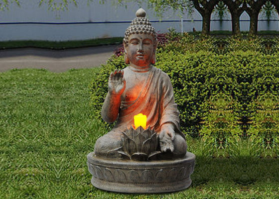 Wohnzimmer, das Buddha-Wasser-Brunnen sitzt fournisseur