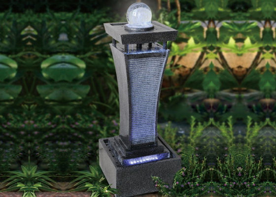 Europäische Wohnzimmer-Spalten-Betonwerkstein-Wasser-Brunnen fournisseur