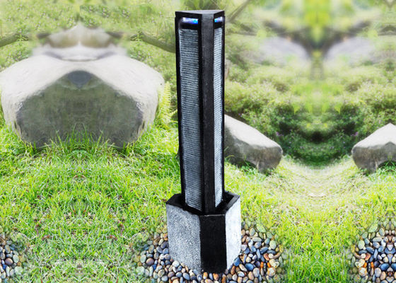 Einfache lange Spalten-Betonwerkstein-Wasser-Brunnen fournisseur