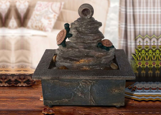 Handgemachter Polyresin-Rockery-Ausgangswasser-Brunnen Innen fournisseur