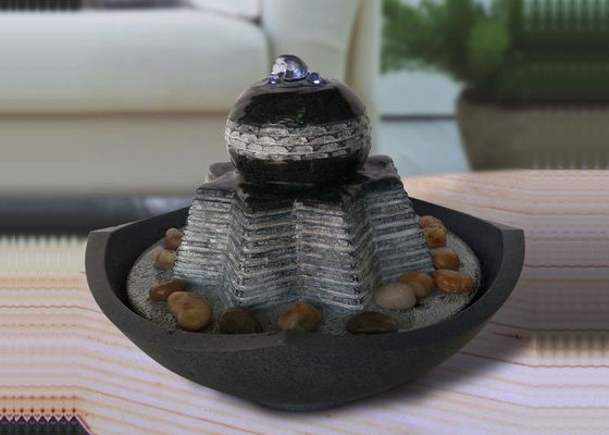 Beleuchteter 7 Zoll-Vermögens-Wasser-Brunnen-Innendekor fournisseur