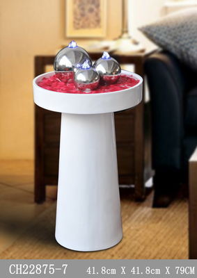Warmer geführter 80cm Fiberglas-Wasser-Brunnen mit Lichtern fournisseur