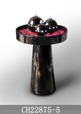 Warmer geführter 80cm Fiberglas-Wasser-Brunnen mit Lichtern fournisseur
